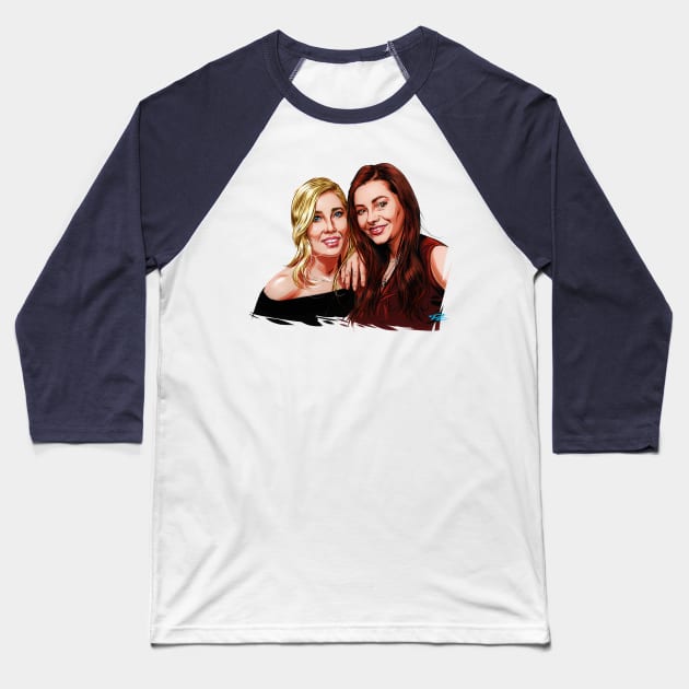 Maddie & Tae - An illustration by Paul Cemmick Baseball T-Shirt by PLAYDIGITAL2020